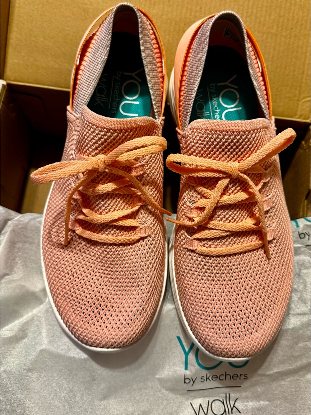 YOU by Skechers Coral Knit Slip-On Sneakers
NEW with Box